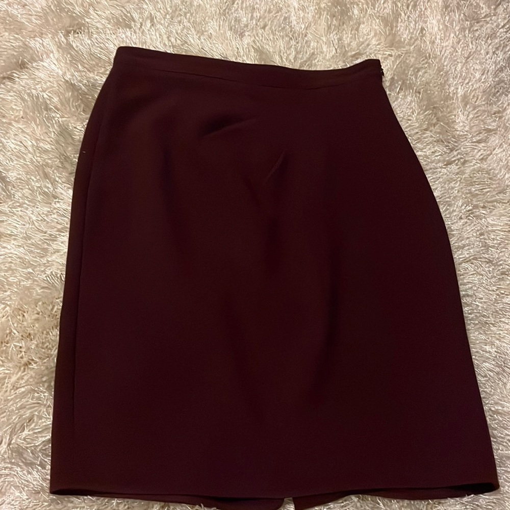 Pencil Skirt Maroon Size 4